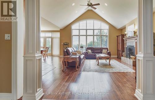 106 Cawkers Cove Road, Scugog (Port Perry), ON - Indoor Photo Showing Living Room With Fireplace