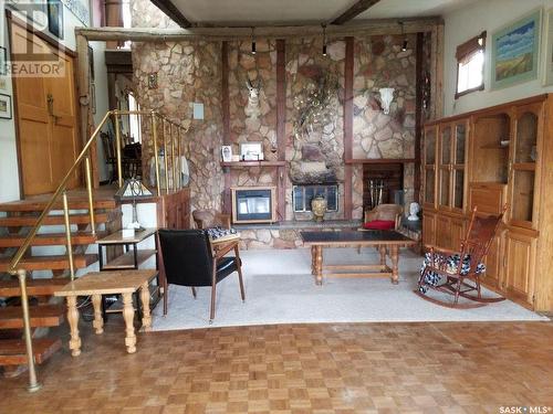 120-122 North Haven Drive, Buffalo Pound Lake, SK - Indoor With Fireplace