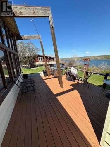 120-122 North Haven Drive, Buffalo Pound Lake, SK - Outdoor With Body Of Water With Deck Patio Veranda With View