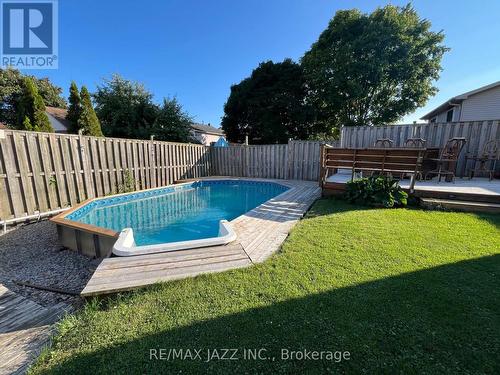 60 Brooksbank Crescent, Ajax (South West), ON - Outdoor With Above Ground Pool With Backyard