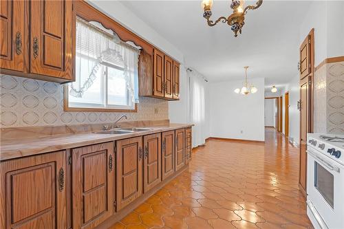 373 Mary Street, Hamilton, ON - Indoor Photo Showing Kitchen With Double Sink