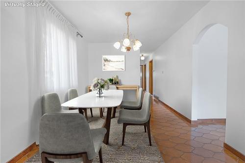 Virtually staged - 373 Mary Street, Hamilton, ON - Indoor Photo Showing Dining Room