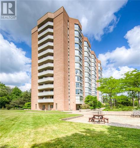 Unit 206 is located on this end of the building. - 265 Westcourt Place Unit# 206, Waterloo, ON - Outdoor With Facade