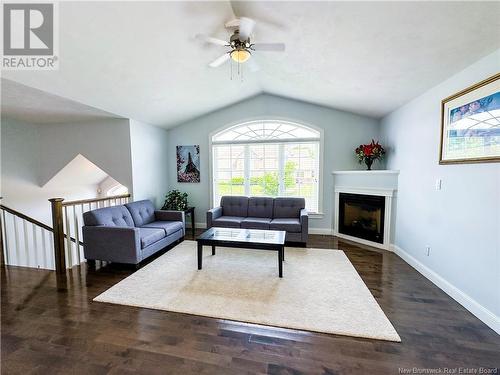 74 Mayfield Street, Moncton, NB - Indoor Photo Showing Living Room With Fireplace