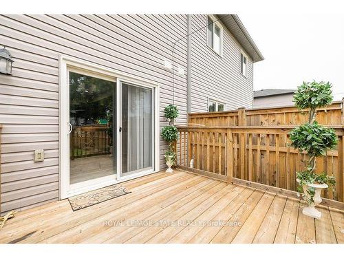B-16 Prospect Ave, St. Catharines, ON - Outdoor With Deck Patio Veranda With Exterior