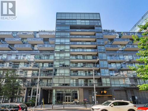 607 - 55 Stewart Street, Toronto C01, ON - Outdoor With Balcony With Facade