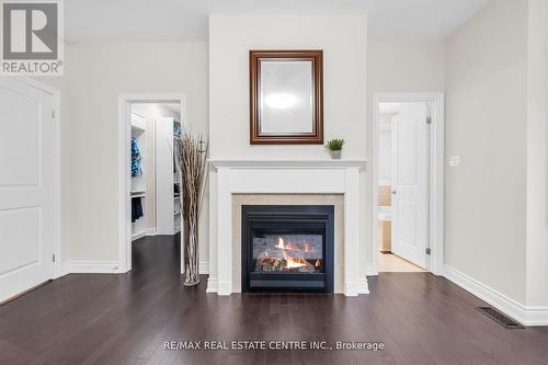 43 Provost Trail, Brampton, ON - Indoor Photo Showing Living Room With Fireplace