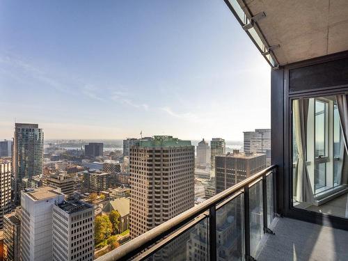 Balcon - 3607-1188 Av. Union, Montréal (Ville-Marie), QC - Outdoor With Balcony With View