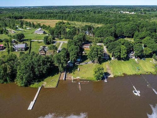 Aerial photo - 558 Ch. Des Outaouais, Pointe-Fortune, QC - Outdoor With Body Of Water With View