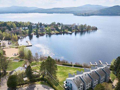 Aerial photo - 10-212 Av. Du Lac, Saint-Donat, QC - Outdoor With Body Of Water With View