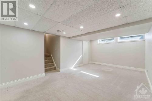 large basement - 7 Windhurst Drive, Ottawa, ON - Indoor Photo Showing Basement