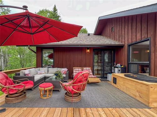 1 Sand Lake Road, Ditch Lake, MB - Outdoor With Deck Patio Veranda With Exterior