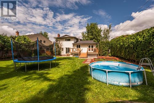 2260 Canan Way, Prince George, BC - Outdoor With Above Ground Pool With Backyard