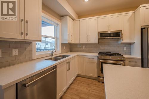 651 Braid Street Unit# 101, Penticton, BC - Indoor Photo Showing Kitchen With Double Sink