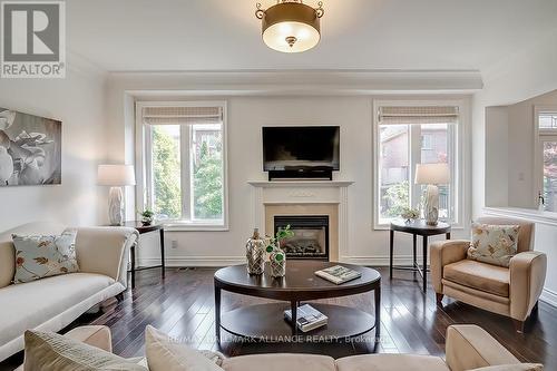 2245 Millstone Drive, Oakville, ON - Indoor Photo Showing Living Room With Fireplace