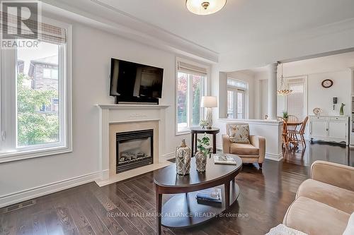 2245 Millstone Drive, Oakville, ON - Indoor Photo Showing Living Room With Fireplace