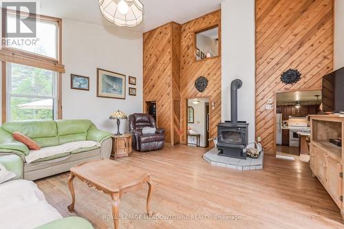 8633 30 Sideroad, Centre Wellington, ON - Indoor Photo Showing Living Room With Fireplace