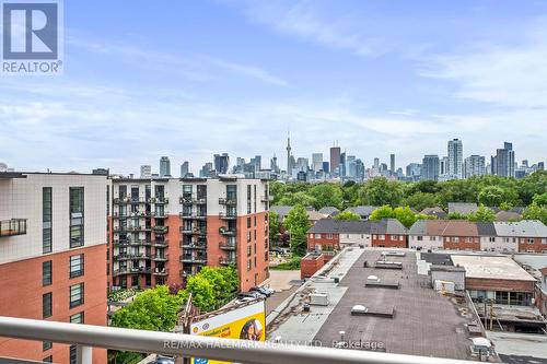 704 - 233 Carlaw Avenue, Toronto, ON - Outdoor With Balcony With View