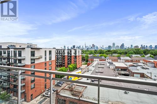 704 - 233 Carlaw Avenue, Toronto, ON - Outdoor With Balcony With View