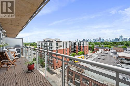 704 - 233 Carlaw Avenue, Toronto, ON - Outdoor With Balcony With View With Exterior