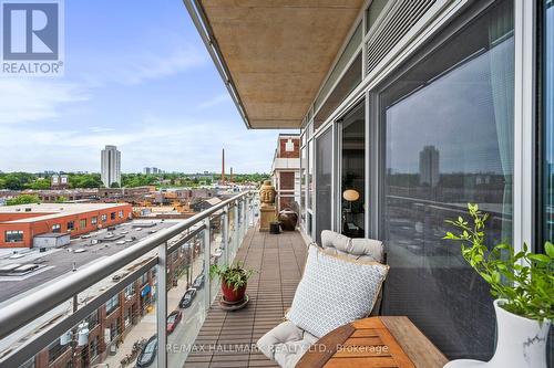 704 - 233 Carlaw Avenue, Toronto, ON - Outdoor With Balcony With Exterior