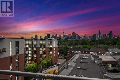 704 - 233 Carlaw Avenue, Toronto, ON - Outdoor With Balcony With View