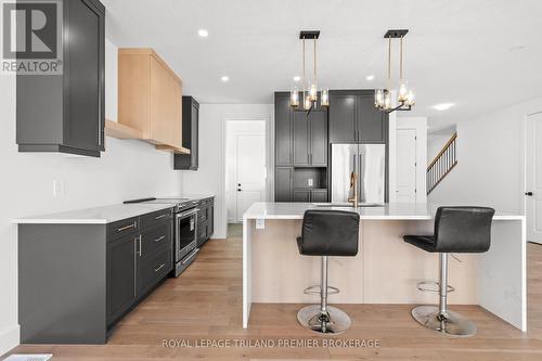 Lot 21 Dearing Drive, Lambton Shores (Grand Bend), ON - Indoor Photo Showing Kitchen With Upgraded Kitchen