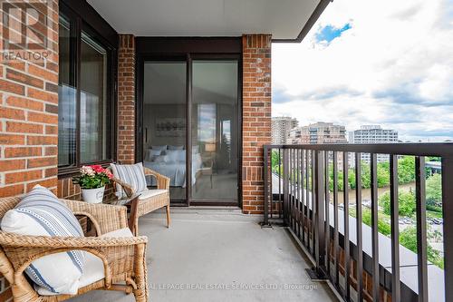 1104 - 100 Lakeshore Road E, Oakville, ON - Outdoor With Balcony With Exterior