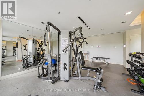902 - 1235 Bayly Street, Pickering, ON - Indoor Photo Showing Gym Room