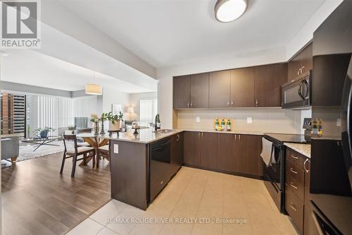 902 - 1235 Bayly Street, Pickering, ON - Indoor Photo Showing Kitchen With Upgraded Kitchen