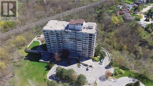 Aerial from the west. - 3 Towering Hts Boulevard Unit# 303, St. Catharines, ON 