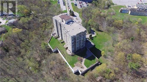 Aerial of the north side. - 3 Towering Hts Boulevard Unit# 303, St. Catharines, ON 