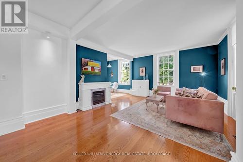 374 Bloomfield Main Street, Prince Edward County (Bloomfield), ON - Indoor Photo Showing Living Room With Fireplace