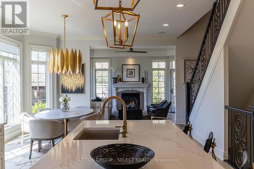 39 - 1515 Shore Road, London, ON - Indoor Photo Showing Dining Room With Fireplace