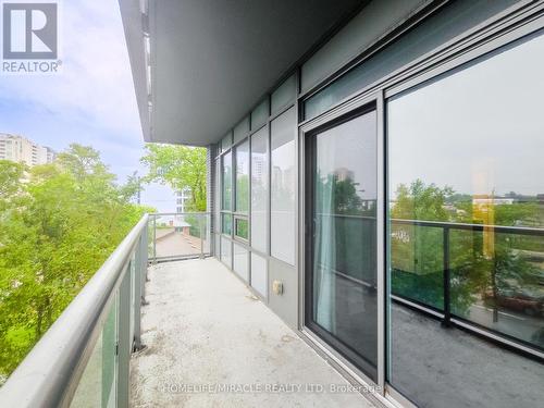 121 - 7 Kenaston Gardens, Toronto, ON - Outdoor With Balcony With Exterior