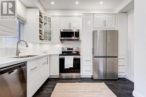 241 Boston Avenue, Toronto, ON - Indoor Photo Showing Kitchen With Double Sink With Upgraded Kitchen