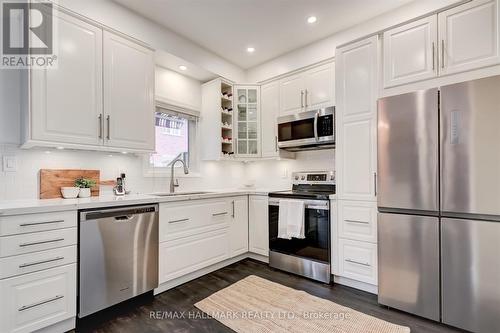 241 Boston Avenue, Toronto, ON - Indoor Photo Showing Kitchen With Upgraded Kitchen