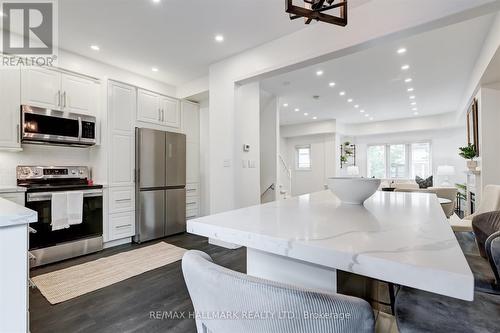 241 Boston Avenue, Toronto, ON - Indoor Photo Showing Kitchen With Upgraded Kitchen