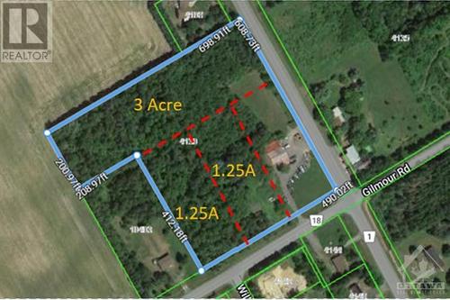 Possible severnace layout with room for multiple lots. - 4130 Carman Road, South Dundas, ON 