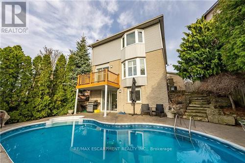 680 Rexford Drive, Hamilton, ON - Outdoor With In Ground Pool With Balcony With Backyard