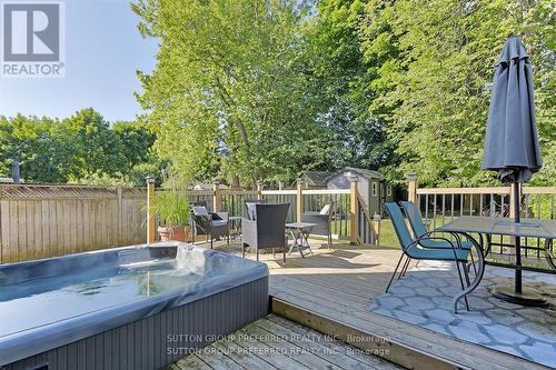 123 Kimberley Avenue, London, ON - Outdoor With Above Ground Pool With Deck Patio Veranda