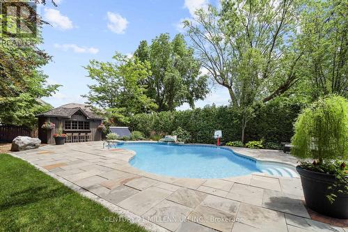 37 Jopling Avenue N, Toronto, ON - Outdoor With In Ground Pool With Backyard