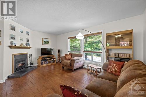 289 Pickford Drive, Ottawa, ON - Indoor Photo Showing Living Room With Fireplace