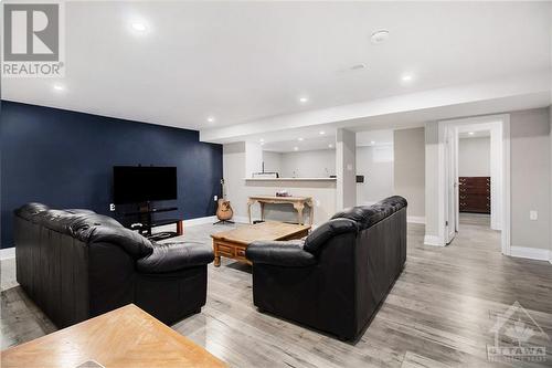 1102 Manotick Station Road, Ottawa, ON - Indoor Photo Showing Living Room With Fireplace