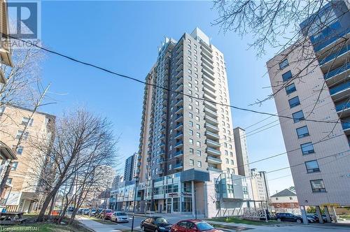 318 Spruce Street Unit# 1804, Waterloo, ON - Outdoor With Balcony With Facade