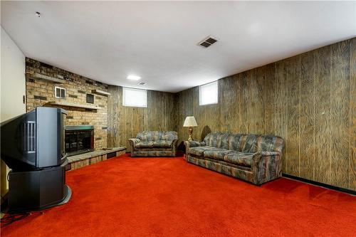 230 Rosepark Crescent, Hamilton, ON - Indoor Photo Showing Other Room With Fireplace