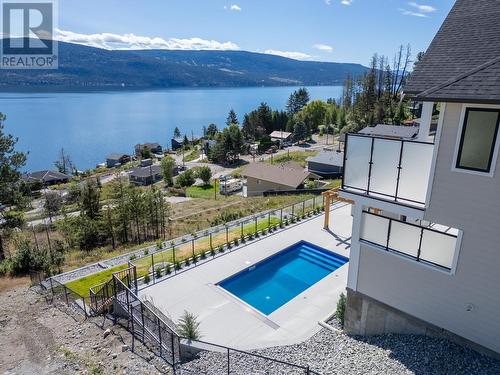 8825 Westside Road, Vernon, BC - Outdoor With Body Of Water With In Ground Pool With View