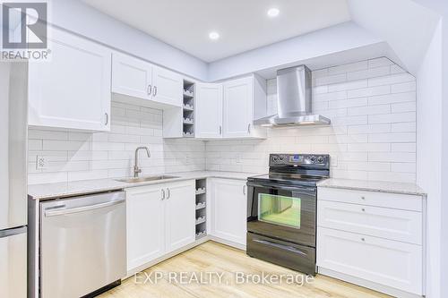 444 Beach Boulevard, Hamilton, ON - Indoor Photo Showing Kitchen With Stainless Steel Kitchen