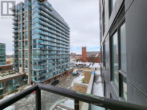 601 - 55 Duke Street W, Kitchener, ON - Outdoor With Balcony