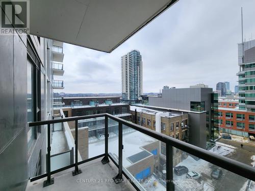 601 - 55 Duke Street W, Kitchener, ON - Outdoor With Balcony With View With Exterior